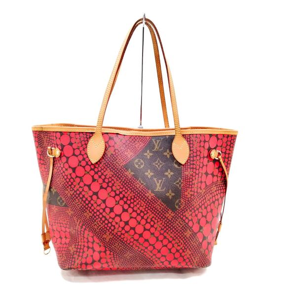 Louis Vuitton Handbags - Louis Vuitton LV Shoulder Bag M40686 Neverfull MM Red Monogram Wave